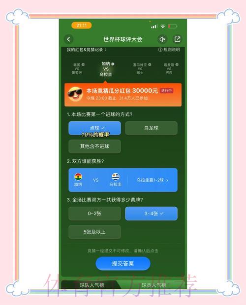 2023世界杯竞猜活动免费参与渠道全面解读 2023世界杯竞猜活动免费参与渠道全面解读